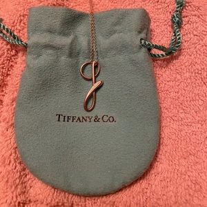 Tiffany & Co. initial “g” necklace